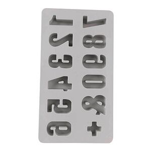 Rayher Gießform Zahlen 0-9 grau Rayher Gießform Zahlen 0-9 grau