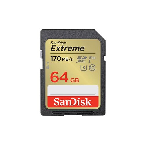 SanDisk Speicherkarte SDXC-Card Extreme, 64 GB, 1 St.
