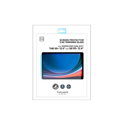 TUCANO Display-Schutzglas für Samsung Galaxy Tab S9, Galaxy Tab S9+
