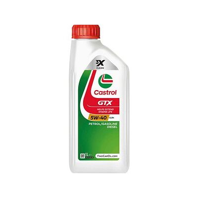 Castrol GTX 5W-40 A3/B4 Motoröl 1,0 l, 1 St. Castrol GTX 5W-40 A3/B4 Motoröl 1,0 l, 1 St.