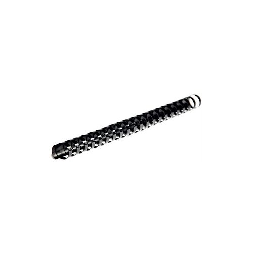 LMG Kunststoffbinderücken schwarz für 65 Blatt, 100 St.