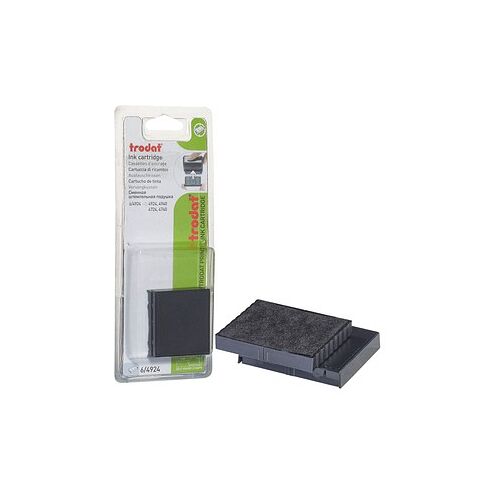 trodat Ersatzstempelkissen 6/4924 schwarz 4,0 x 4,0 cm, 2 St.