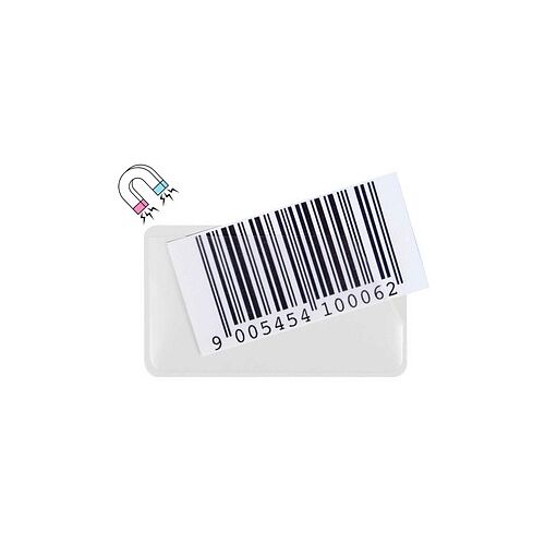 EICHNER Etikettenhalter magnetisch weiß 10,0 x 5,8 cm, 50 St.