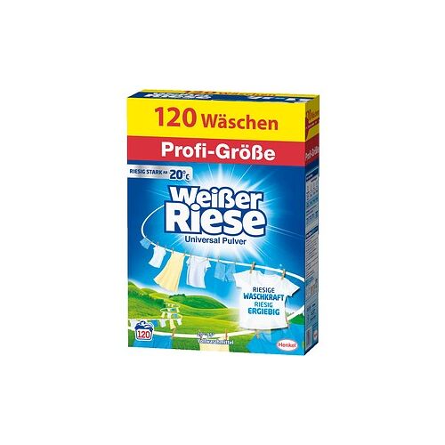 Weißer Riese Universal Waschmittel Pulver, 6,0 kg