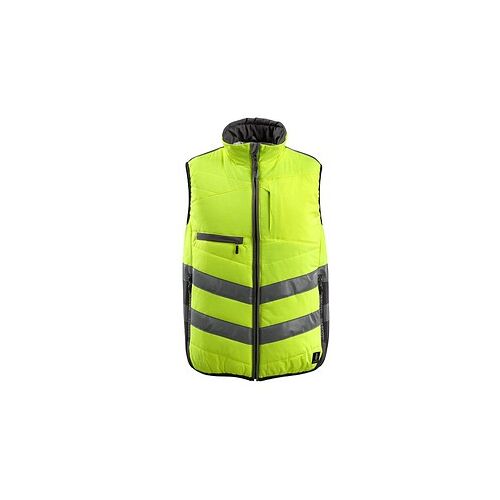 MASCOT® unisex Warnweste Grimsby warngelb, anthrazit Größe L