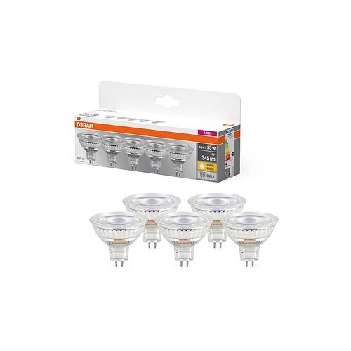 OSRAM LED-Lampe Base GU5.3 3,8 W klar, 5 St.