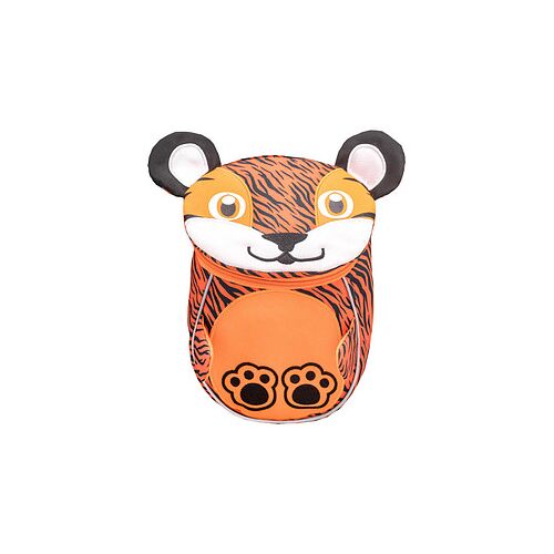 BELMIL® Kindergartenrucksack Mini Animals Tiger Kunstfaser orange/schwarz