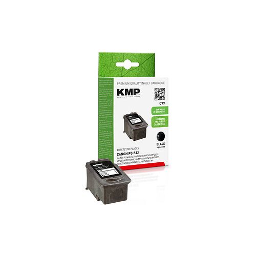 KMP C79  schwarz Druckkopf kompatibel zu Canon PG-512 Image