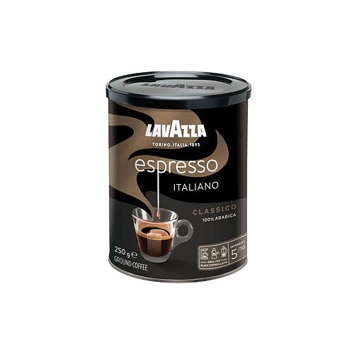 LAVAZZA Espresso Italiano Classico Kaffee, gemahlen, Arabicabohnen kräftig, 250,0 g