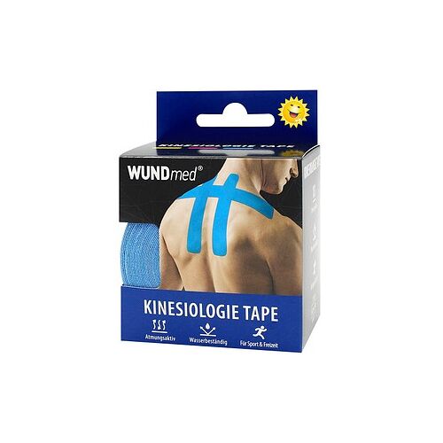 WUNDmed® Tape Kinesiologie 04-041 blau 5,0 cm x 5,0 m, 1 Rolle