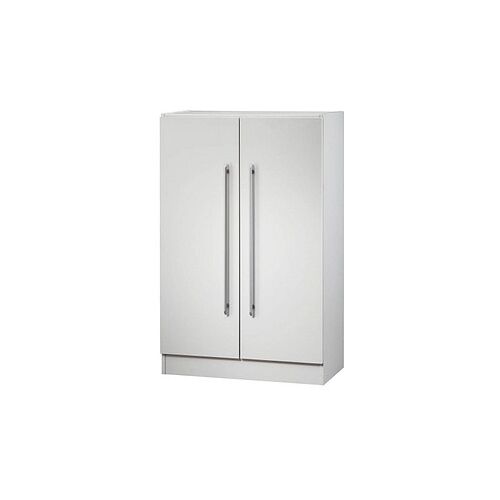 HAMMERBACHER Aktenschrank 7550 RE, V7550/5/5/RE lichtgrau 2 Fachböden 80,0 x 42,0 x 127,0 cm