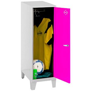 Simonrack Spind SIMONLOCKER DISM grau, pink 8425437120299, 1 Schließfach 30,0 x 50,0 x 101,5 cm Simonrack Spind SIMONLOCKER DISM grau, pink 8425437120299, 1 Schließfach 30,0 x 50,0 x 101,5 cm