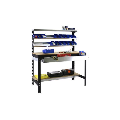 Simonrack Werkbank SIMONWORK BT1 BOX anthrazit 1 Schublade 91,0 x 61,0 x 144,5 cm