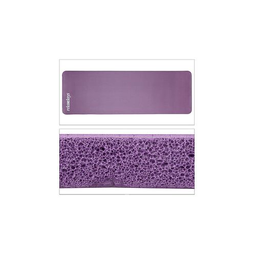 relaxdays Yogamatte violett 60,0 x 180,0 x 1,0 cm