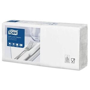 TORK Servietten Soft weiß 3-lagig 32,6 x 33,0 cm, 150 St. TORK Servietten Soft weiß 3-lagig 32,6 x 33,0 cm, 150 St.