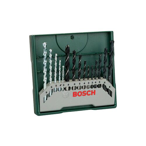BOSCH Bohrer-Set Mini-X-Line, 15-teilig