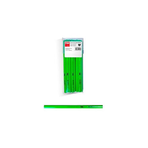 TOX Zimmermannsbleistift HB neongrün, 12 St.