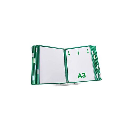 tarifold Sichttafelsystem 433205 DIN A3 grün mit 20 St. Sichttafeln, 1 St.
