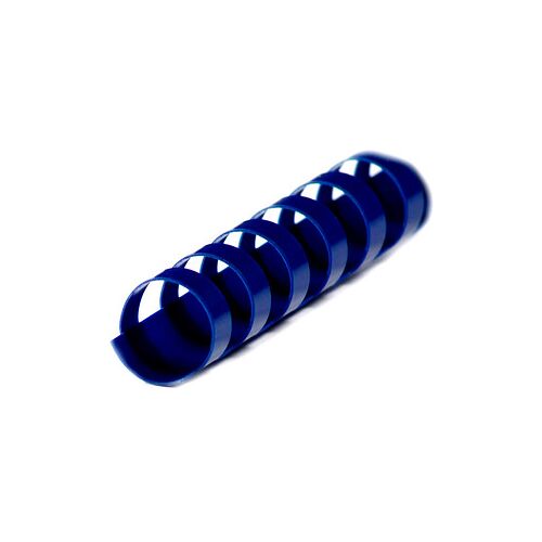 LMG Kunststoffbinderücken blau für 105 Blatt, 100 St.