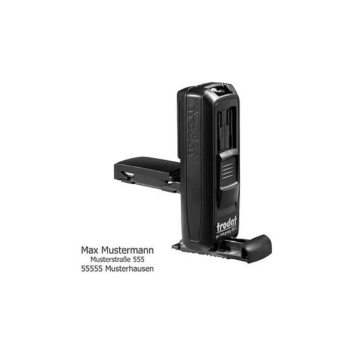 trodat Textstempel, individualisierbar Pocket Printy 9511 selbstfärbend schwarz Logo möglich, 1 St. - Direkt online personalisieren