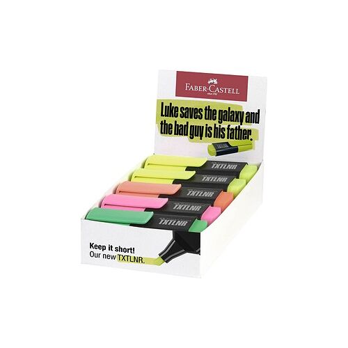 FABER-CASTELL TXTLNR Mini SF mixed Textmarker farbsortiert, 10 St.