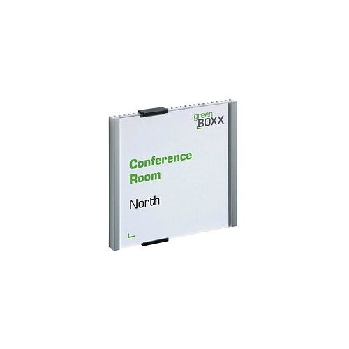 DURABLE Türschild INFO SIGN Metall silber 14,9 x 14,85 cm, 1 St.