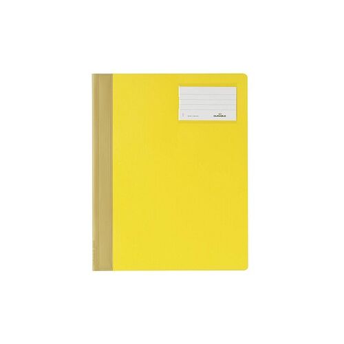 DURABLE Schnellhefter Kunststoff gelb DIN A4 überbreit, 25 St.