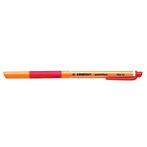 STABILO pointVisco Gelschreiber orange 0,5 mm, Schreibfarbe: rot, 10 St. STABILO pointVisco Gelschreiber orange 0,5 mm, Schreibfarbe: rot, 10 St.