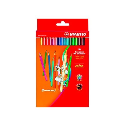 STABILO color Buntstifte farbsortiert, 18 St. STABILO color Buntstifte farbsortiert, 18 St.