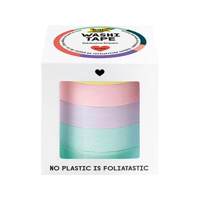 Folia Washi Tape Set aus 5 - Dekoratives Papiertape Folia Washi Tape Set aus 5 - Dekoratives Papiertape