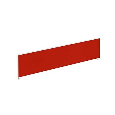 kaiserkraft 1200 mm Breite, rotes Stoffpolster - Tischtrennwand kaiserkraft 1200 mm Breite, rotes Stoffpolster - Tischtrennwand
