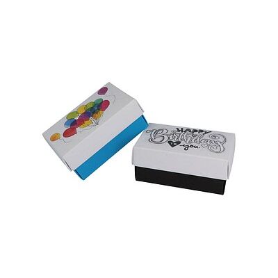 Buntbox 2045-26 Weiß Geschenkboxen-Set Geburtstag L, 2 Stück Buntbox 2045-26 Weiß Geschenkboxen-Set Geburtstag L, 2 Stück