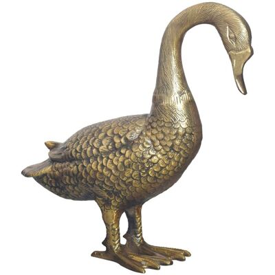Wohnling Dekofigur Gans Aluminium Gold 46cm Modern Tischdekoration Wohnaccessoire Wohnling Dekofigur Gans Aluminium Gold 46cm Modern Tischdekoration Wohnaccessoire
