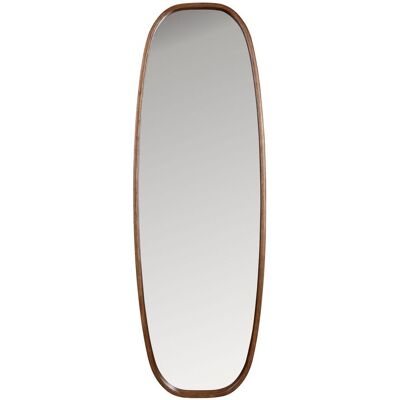 Trendmöbel24 Wandspiegel Nyko L mit Rahmen aus Gummiholz, 120 x 40 cm, Beige Trendmöbel24 Wandspiegel Nyko L mit Rahmen aus Gummiholz, 120 x 40 cm, Beige