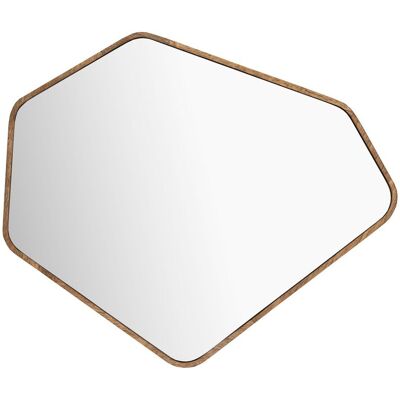 DutchBone Spiegel Bryn asymmetrisch mit Rahmen aus Gummibaumholz in Braun DutchBone Spiegel Bryn asymmetrisch mit Rahmen aus Gummibaumholz in Braun