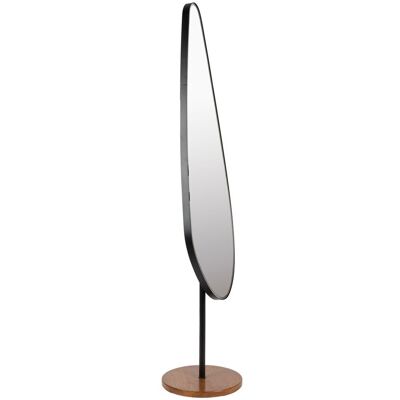 Trendmöbel24 Standspiegel Dropz mit Tropfenform, Schwarz aus Metall fürs Wohnzimmer Trendmöbel24 Standspiegel Dropz mit Tropfenform, Schwarz aus Metall fürs Wohnzimmer