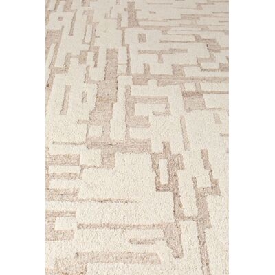 Zuiver Teppich Hills 160x230 cm aus Wolle, Beige, Handgewebt für Wohnzimmer Zuiver Teppich Hills 160x230 cm aus Wolle, Beige, Handgewebt für Wohnzimmer