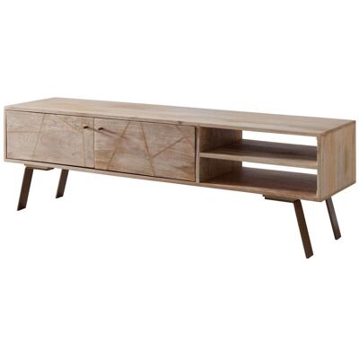 Wohnling SIKAR Mango Lowboard - TV Schrank mit 2 Türen Wohnling SIKAR Mango Lowboard - TV Schrank mit 2 Türen