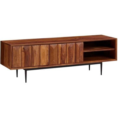 Wohnling Sheesham TV Möbel - 123x42x35cm - Modernes Design Wohnling Sheesham TV Möbel - 123x42x35cm - Modernes Design