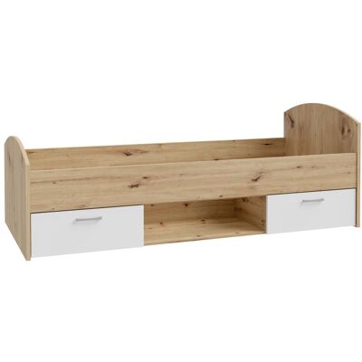 Forte Culgoa Stauraumbett - 90x200cm, Beige, Kein Härtegrad, Modern Forte Culgoa Stauraumbett - 90x200cm, Beige, Kein Härtegrad, Modern