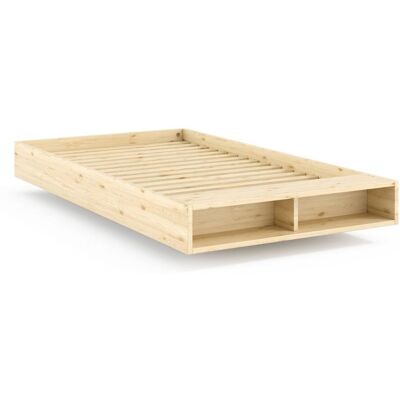 Karup Schwebebett Massivholzbett MERGE BED Kiefer natur 120 x 200 cm Karup Schwebebett Massivholzbett MERGE BED Kiefer natur 120 x 200 cm