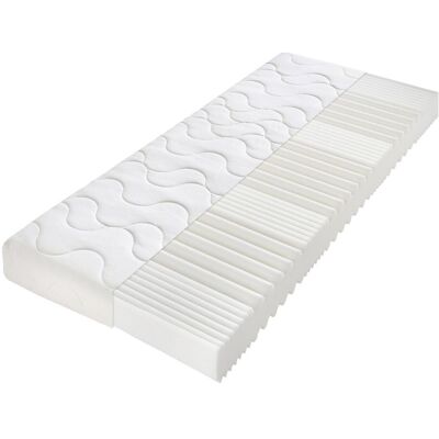 BECO Double Deluxe Matratze 20 - 7 Ergonomische Zonen - 20cm Kissenhöhe - Weiß BECO Double Deluxe Matratze 20 - 7 Ergonomische Zonen - 20cm Kissenhöhe - Weiß