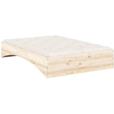 Karup Massivholzbett ORBIT BED Raw Kiefer natur 140 x 200 cm Karup Massivholzbett ORBIT BED Raw Kiefer natur 140 x 200 cm