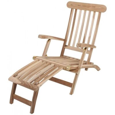 GARDEN PLEASURE - Java - Beige - 150x60 cm - Deck Chair GARDEN PLEASURE - Java - Beige - 150x60 cm - Deck Chair