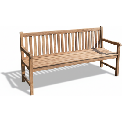 Linder Exclusiv Stabile Gartenbank Picadelly 180 cm in Premium Teak mit Armlehne Linder Exclusiv Stabile Gartenbank Picadelly 180 cm in Premium Teak mit Armlehne