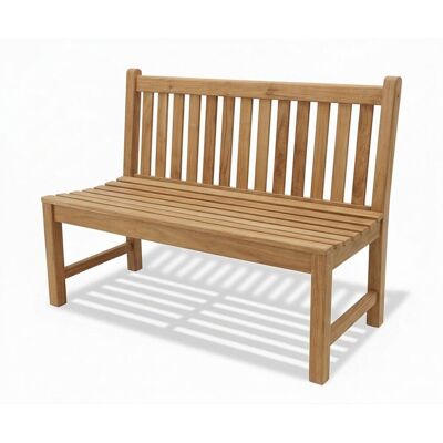 Linder Exclusiv Gartenbank Picadelly 120 cm in Premium Teak ohne Armlehne Linder Exclusiv Gartenbank Picadelly 120 cm in Premium Teak ohne Armlehne
