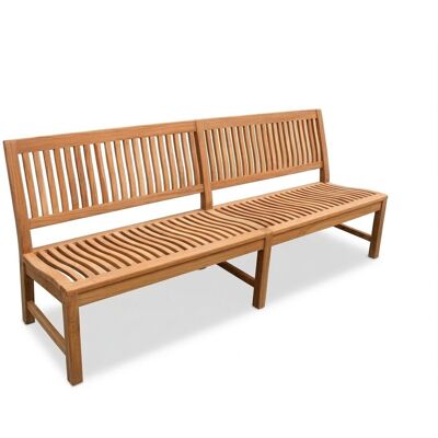 Linder Exclusiv Stabile XXL Gartenbank Kingsbury in Premium Teak ohne Armlehne 220 cm Linder Exclusiv Stabile XXL Gartenbank Kingsbury in Premium Teak ohne Armlehne 220 cm