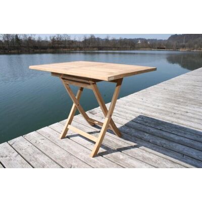 Linder Exclusiv Gartentisch Klapptisch Paris in premium Teak 90 x 70 cm Linder Exclusiv Gartentisch Klapptisch Paris in premium Teak 90 x 70 cm