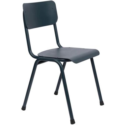 Gartenstuhl Stapelstuhl BACK TO SCHOOL OUTDOOR Blue von ZUIVER Gartenstuhl Stapelstuhl BACK TO SCHOOL OUTDOOR Blue von ZUIVER
