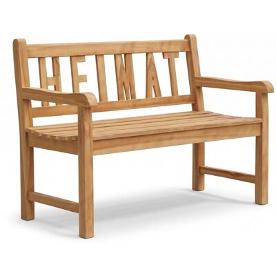 Garden Pleasure Gartenbank HEIMAT 2-Sitzer aus Teak Wetterfest & Langlebig Garden Pleasure Gartenbank HEIMAT 2-Sitzer aus Teak Wetterfest & Langlebig